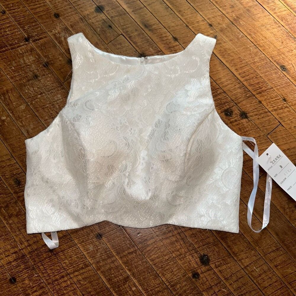 Elegant White Crop Top